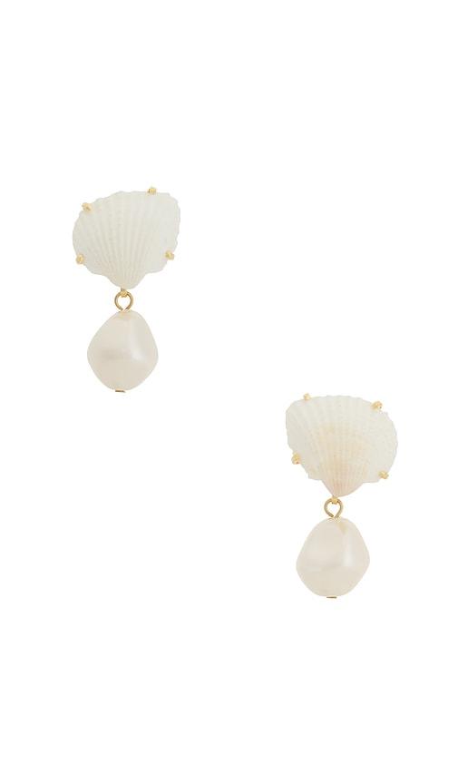 jennifer behr isola earrings in ivory.
