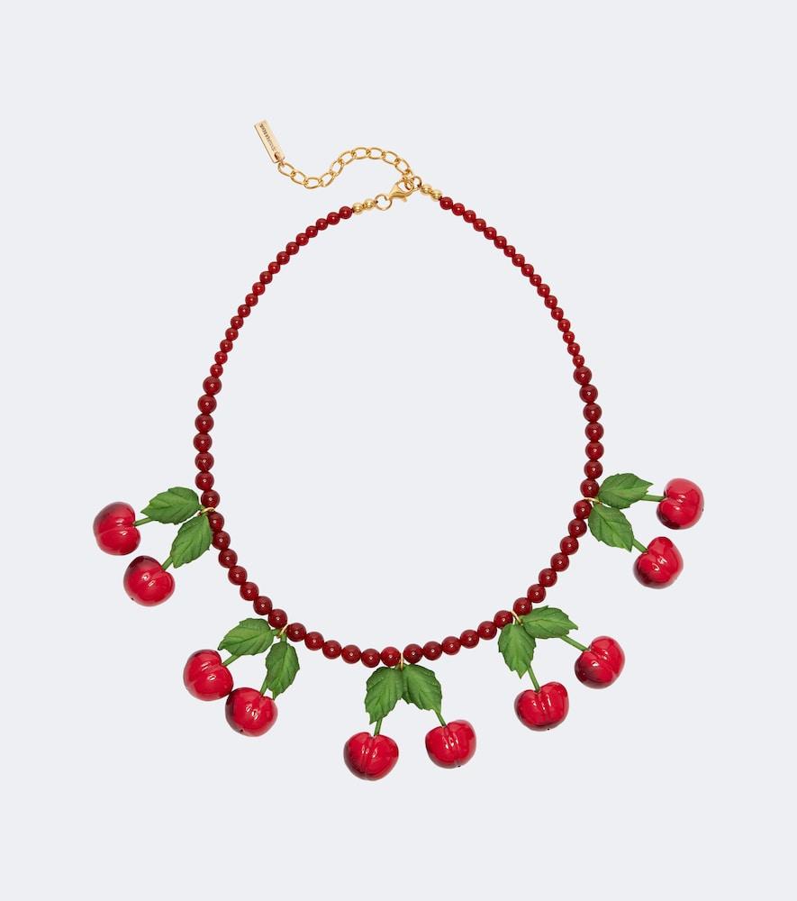 jennifer behr maraschino beaded necklace
