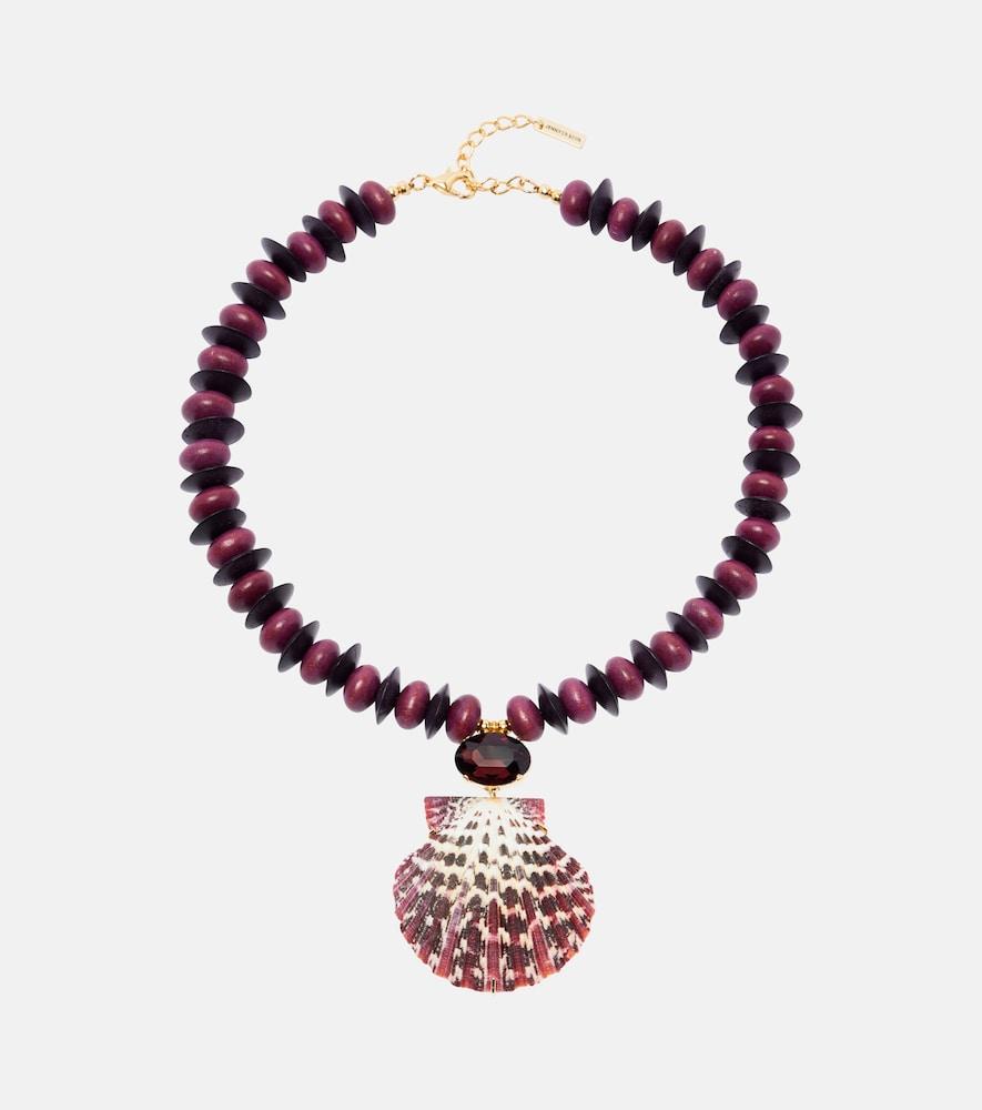 jennifer behr miranda beaded pendant necklace