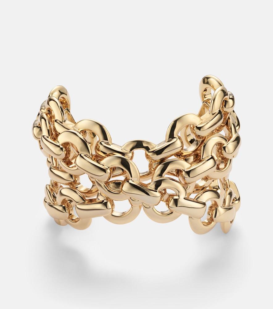 jennifer fisher 14kt gold-plated cuff bracelet