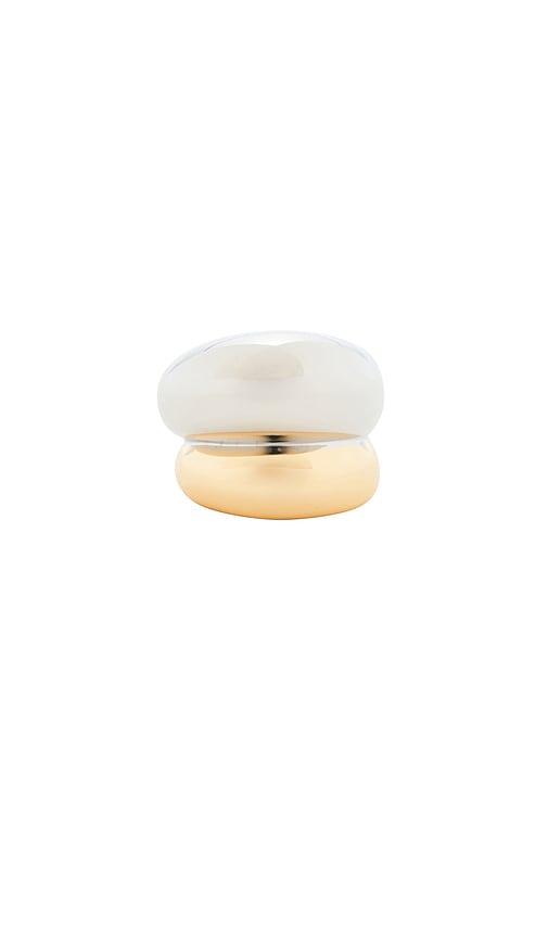 jennifer fisher chavez band ring in metallic gold,metallic silver. - size 5 (also in 6, 7)