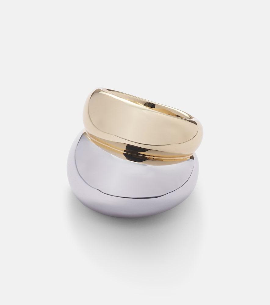 jennifer fisher chavez yellow and white gold ring