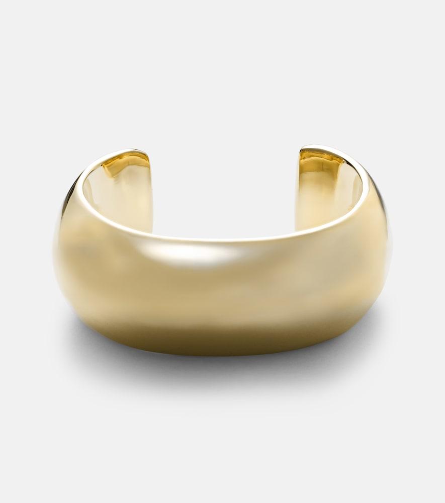 jennifer fisher globe small 10kt gold-plated cuff bracelet
