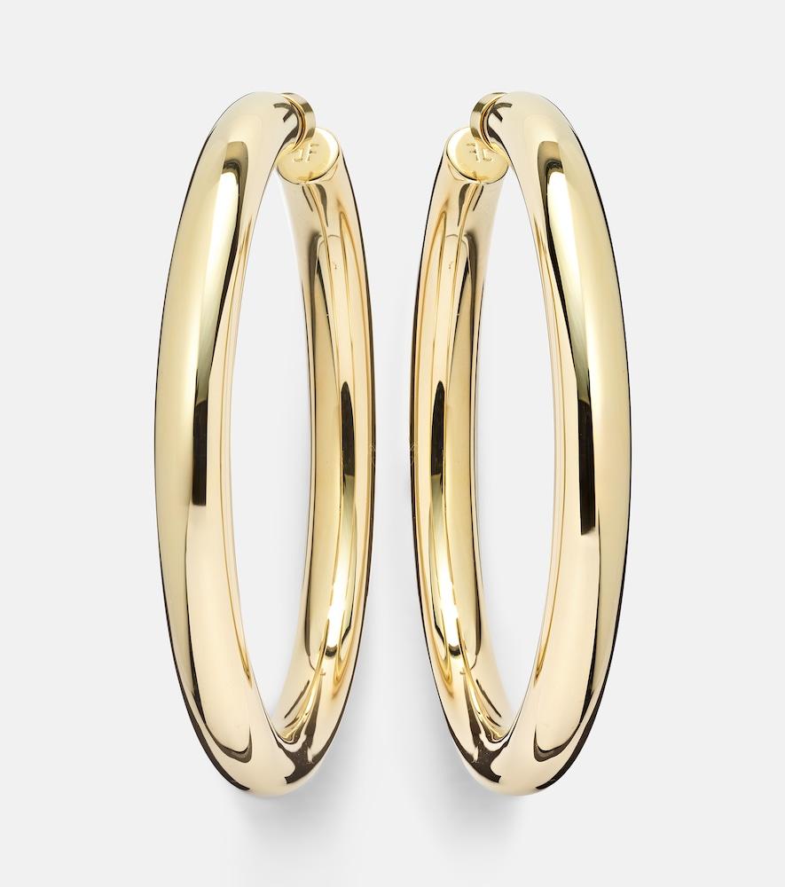 jennifer fisher jamma 10kt gold-plated hoop earrings