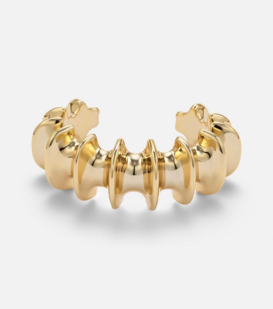jennifer fisher murphy gold-plated cuff bracelet