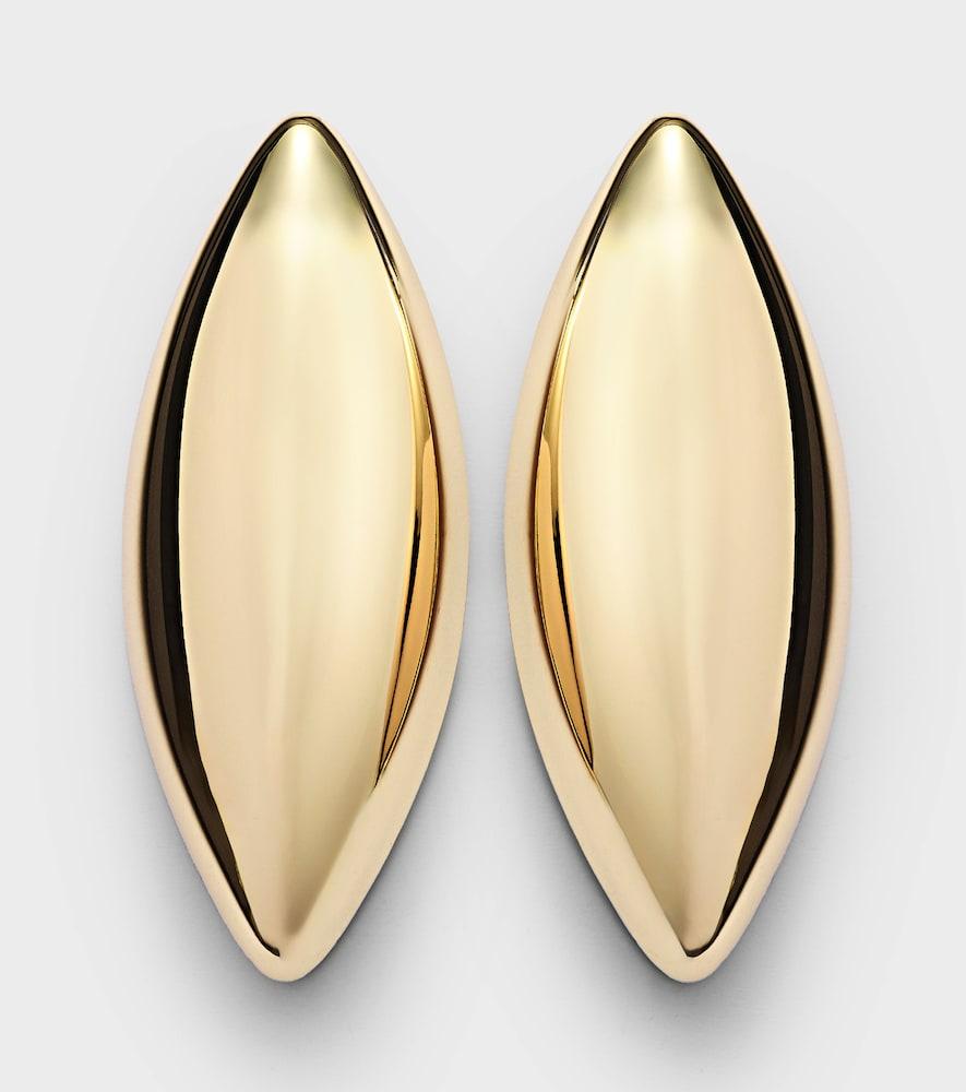 jennifer fisher puffy dagger gold-plated earrings