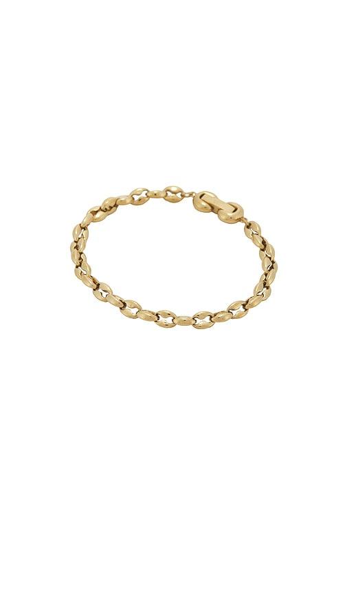 jenny bird dhani bracelet in metallic gold. - size m/l (also in s/m)