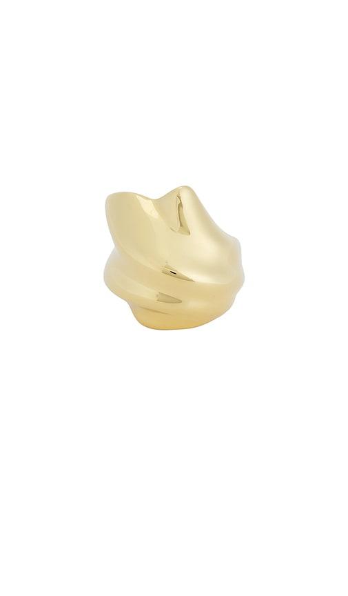 jenny bird lydia ring in metallic gold. - size 5 (also in 6, 8)