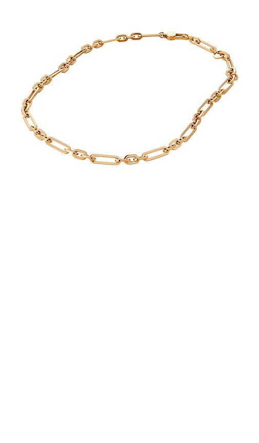jenny bird mercer chain necklace in metallic gold.