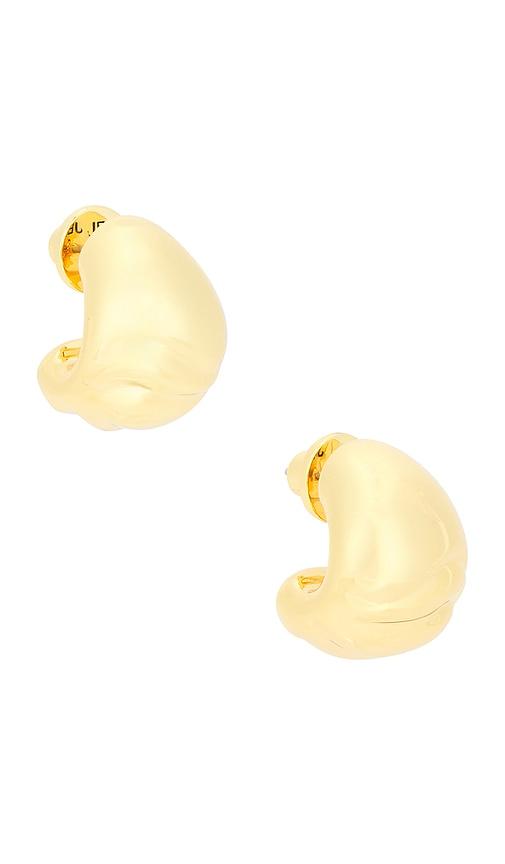 jenny bird nelle hoops in metallic gold.