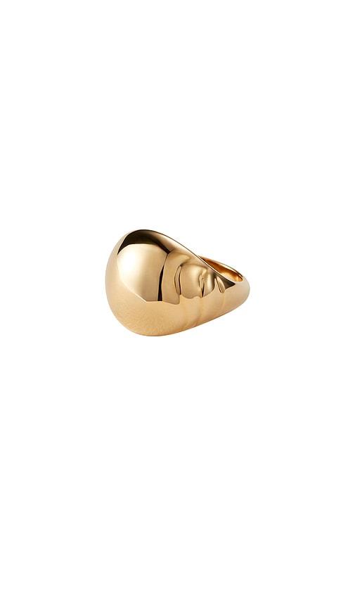 jenny bird nelle ring in metallic gold. - size 6 (also in 7, 8)