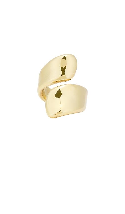 jenny bird solene ring in metallic gold. - size 6 (also in 7, 8)