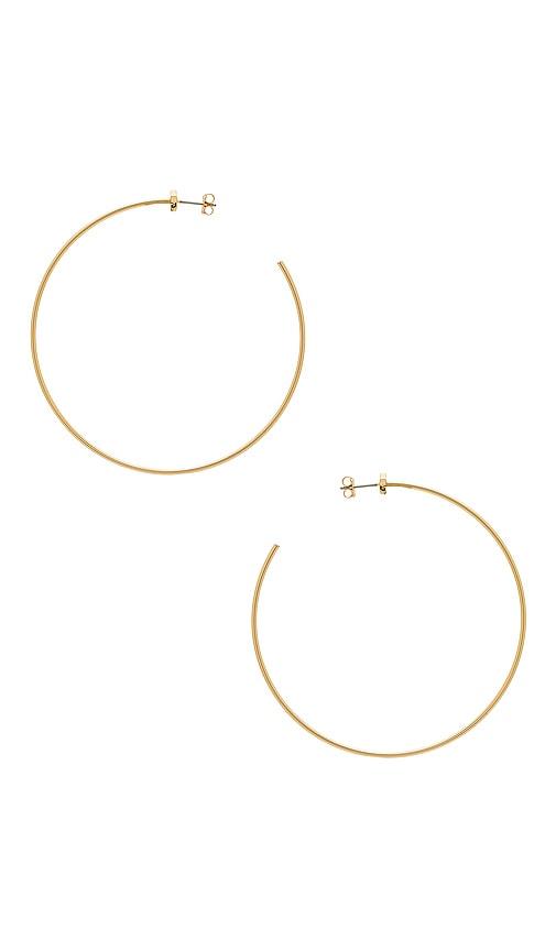 jenny bird starlet hoops in metallic gold.