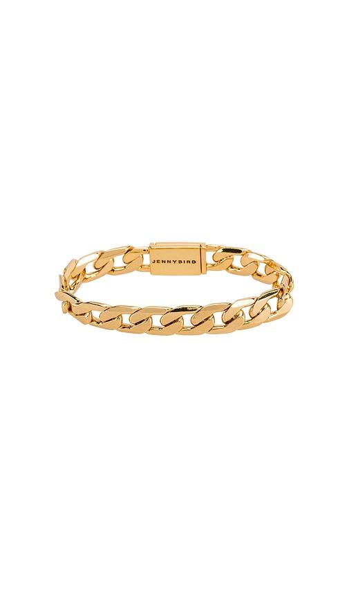jenny bird walter bracelet in metallic gold.