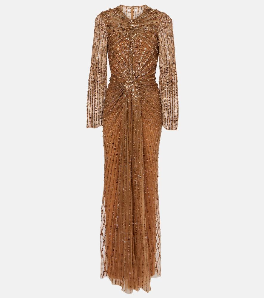 jenny packham anja embellished gown