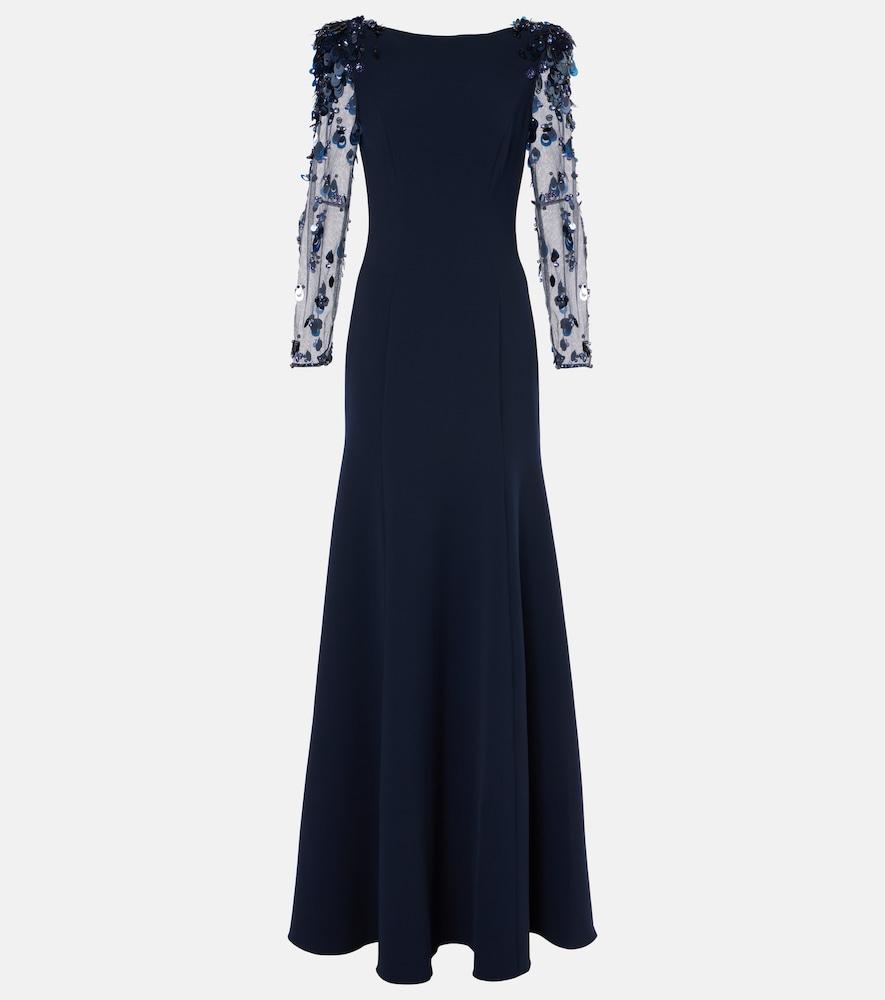 jenny packham midnight embellished gown