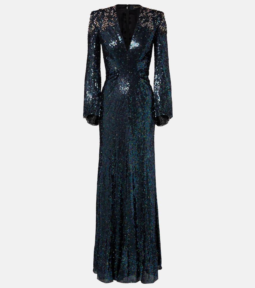 jenny packham zinnia sequined gown