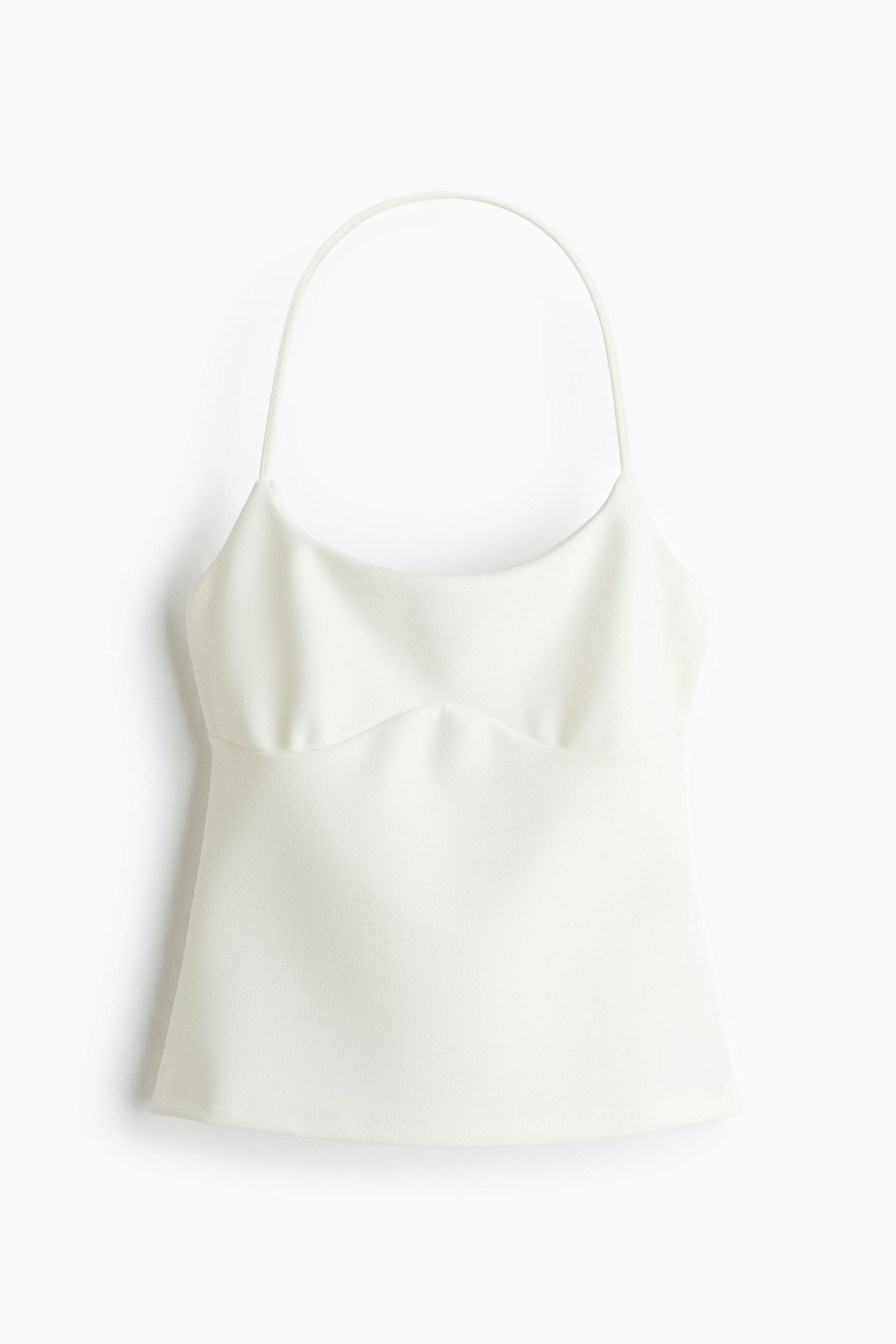 jersey halterneck top