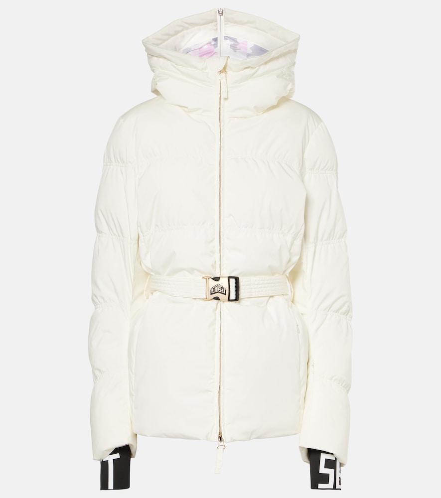 jet set chamonix belted ski jacket