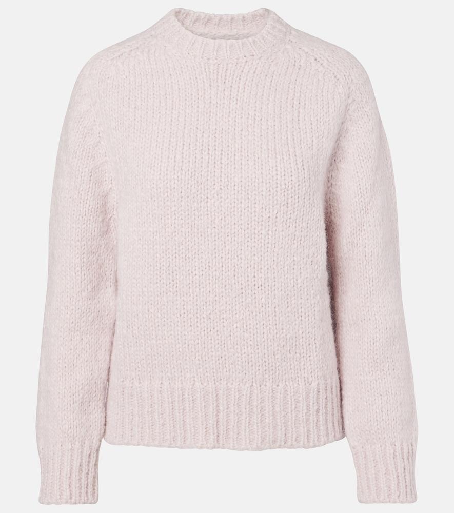jil sander alpaca and mohair-blend sweater