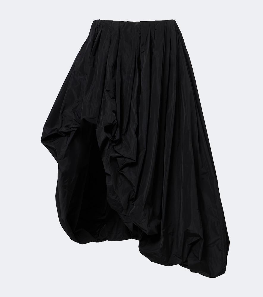 jil sander asymmetric midi skirt