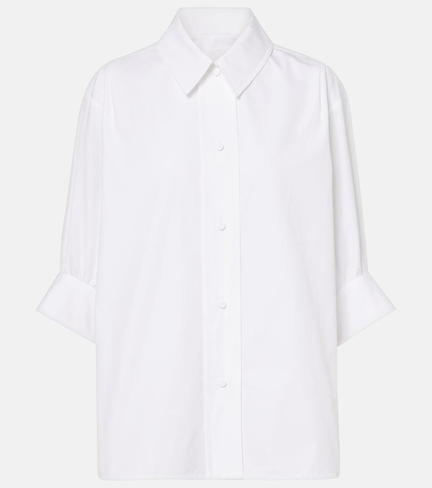 jil sander boxy cotton shirt