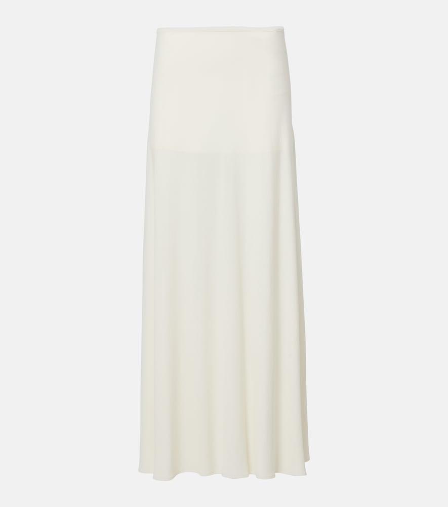 jil sander crêpe midi skirt
