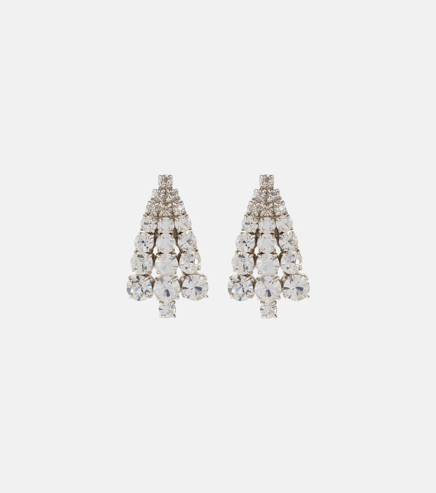 jil sander crystal-embellished earrings