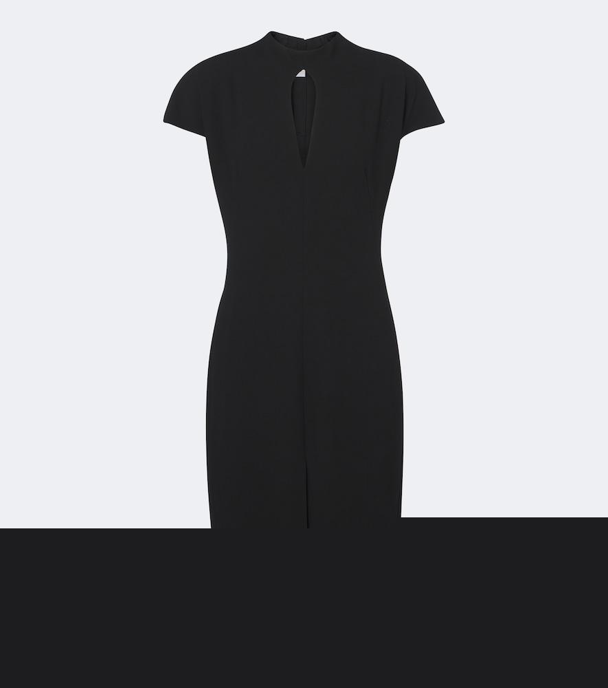 jil sander cutout virgin wool minidress