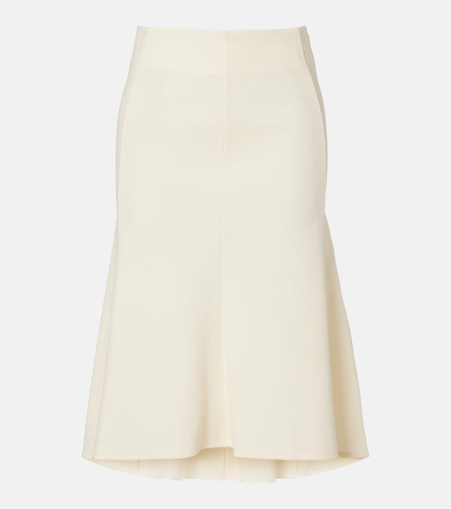 jil sander high-rise midi skirt