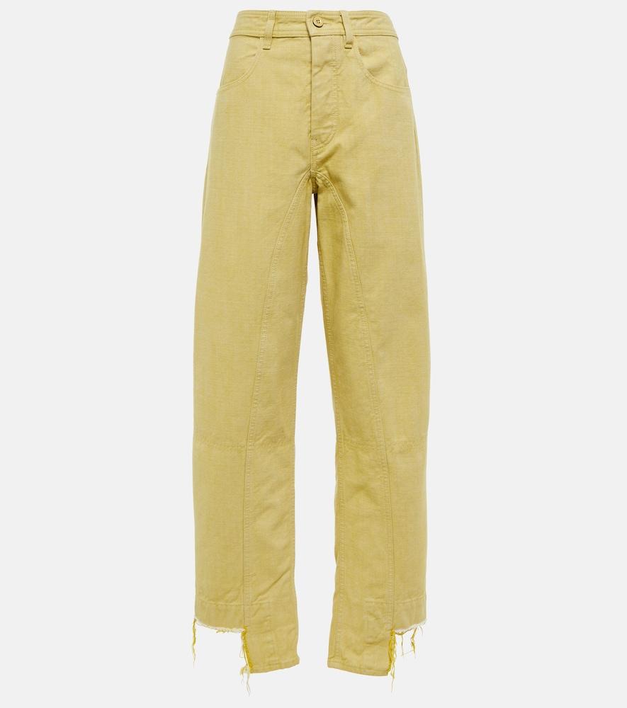 jil sander high-rise wide-leg denim jeans