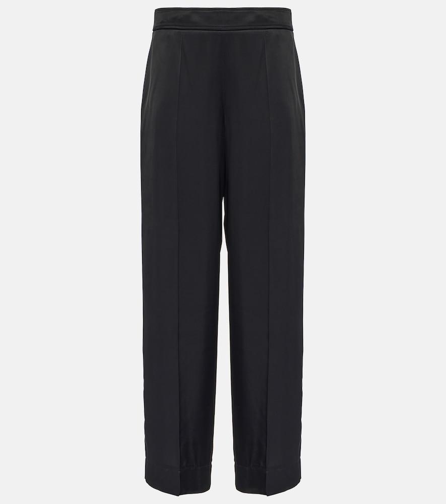 jil sander high-rise wide-leg pants