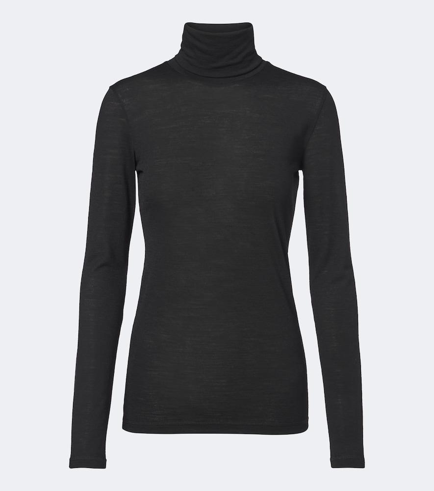 jil sander jersey turtleneck top