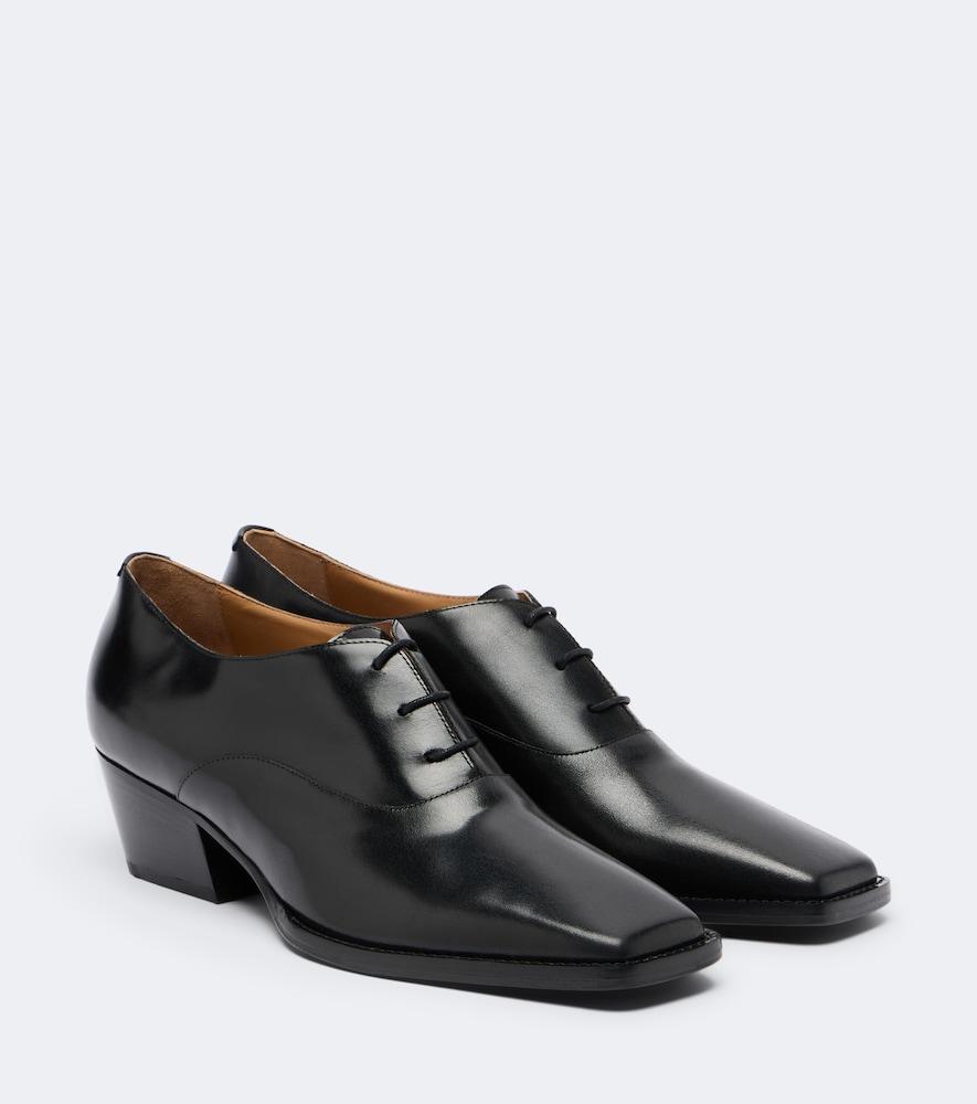 jil sander leather pumps