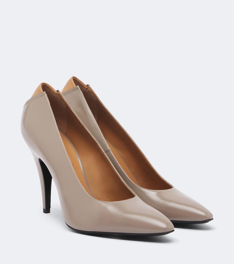 jil sander leather pumps