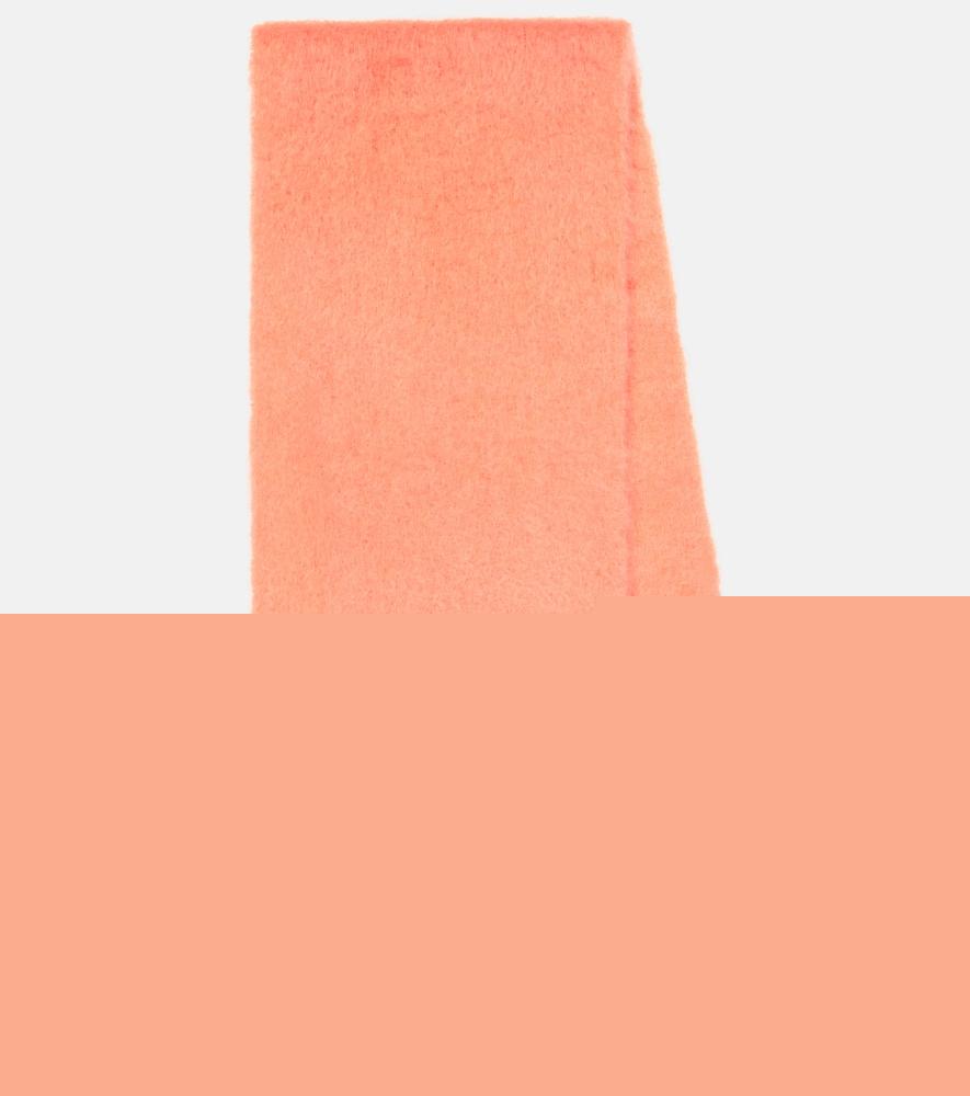 jil sander mohair and wool-blend scarf