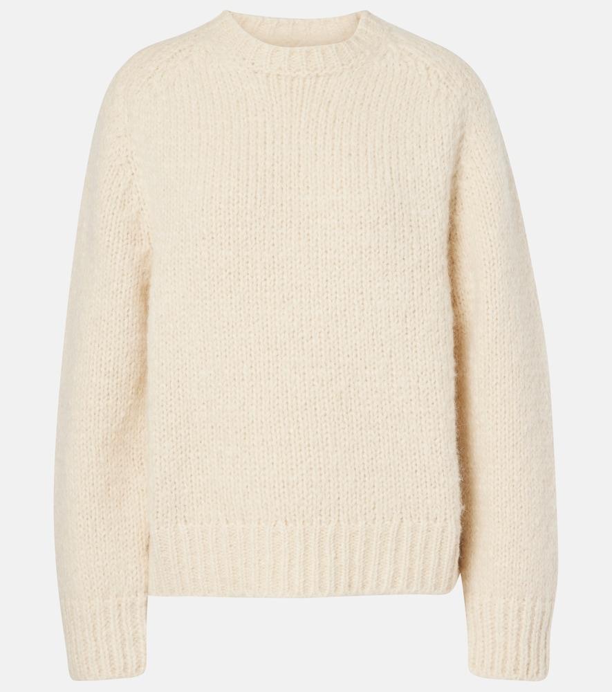 jil sander mohair and wool-blend sweater