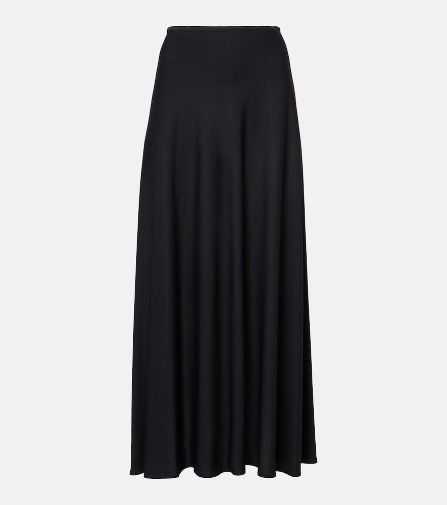jil sander pleated midi skirt