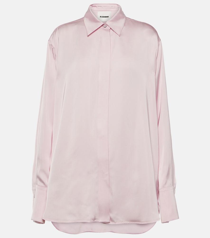 jil sander powder satin shirt