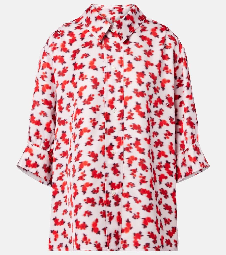 jil sander printed shirt