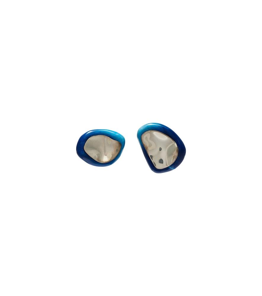 jil sander resin earrings