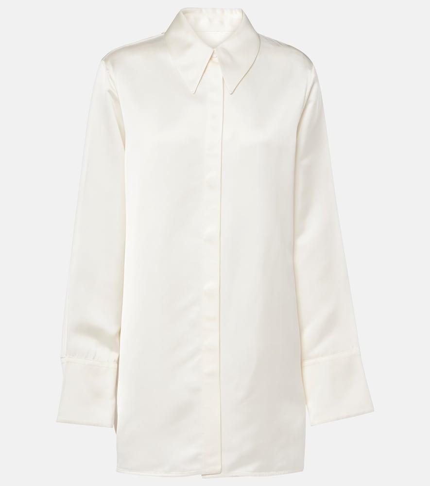 jil sander satin shirt