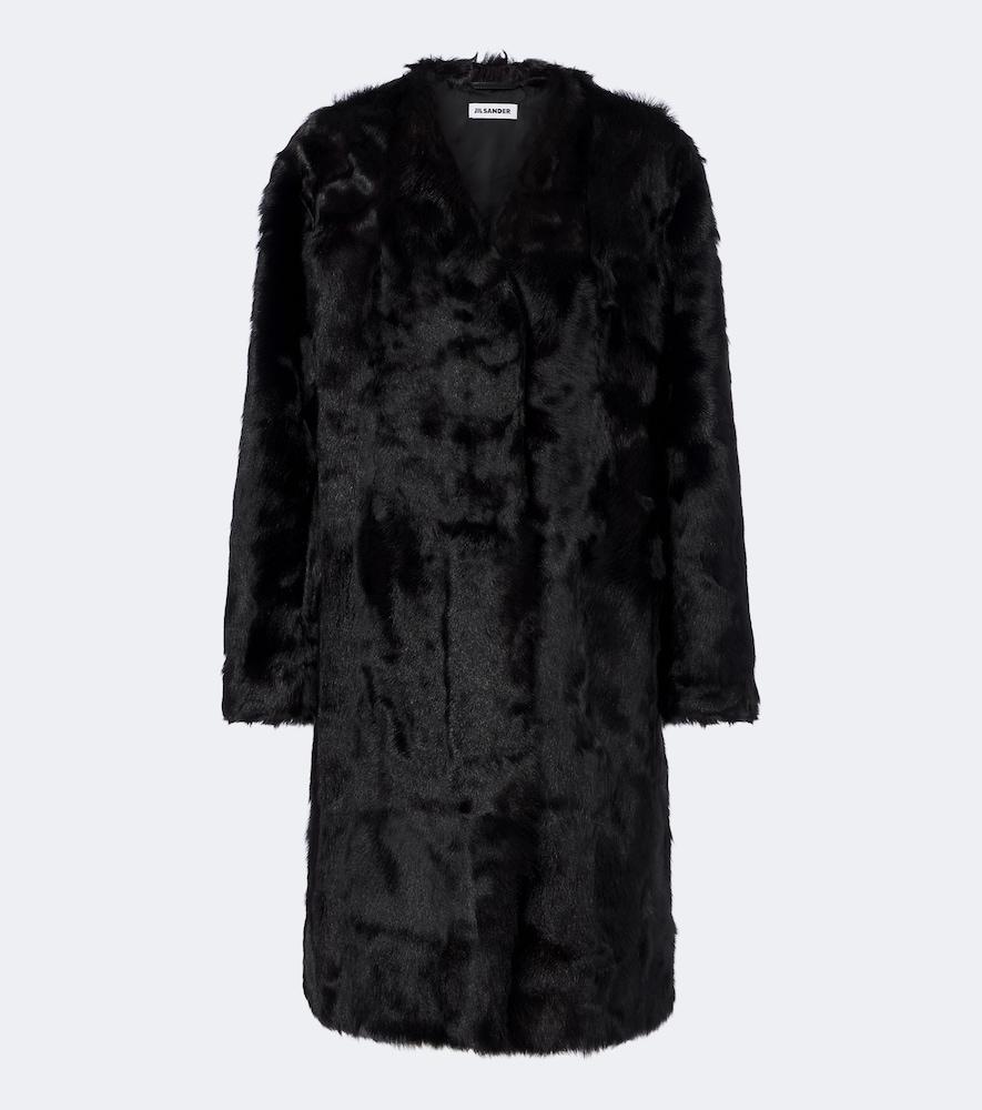 jil sander shearling coat