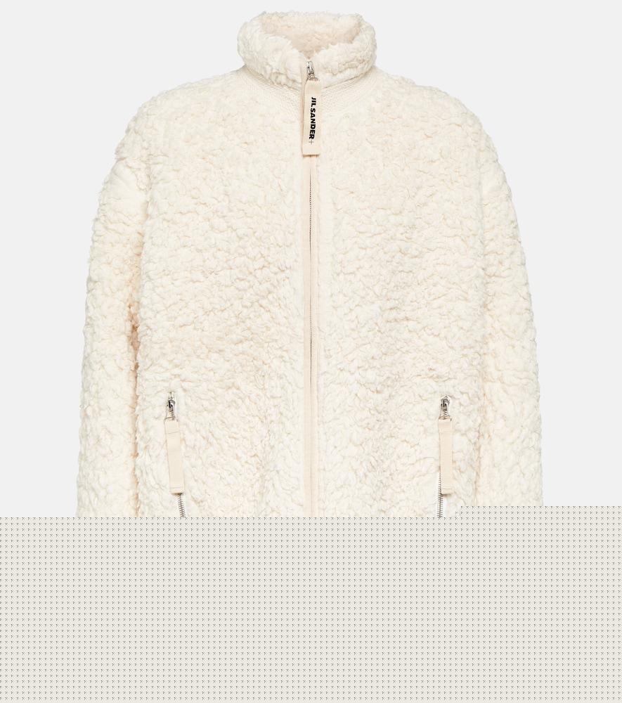 jil sander teddy jacket