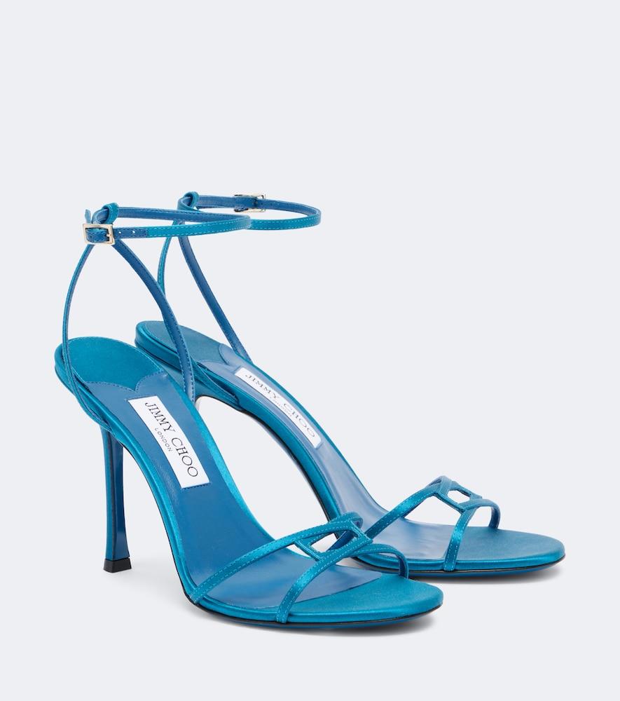 jimmy choo 1998 leo satin sandals