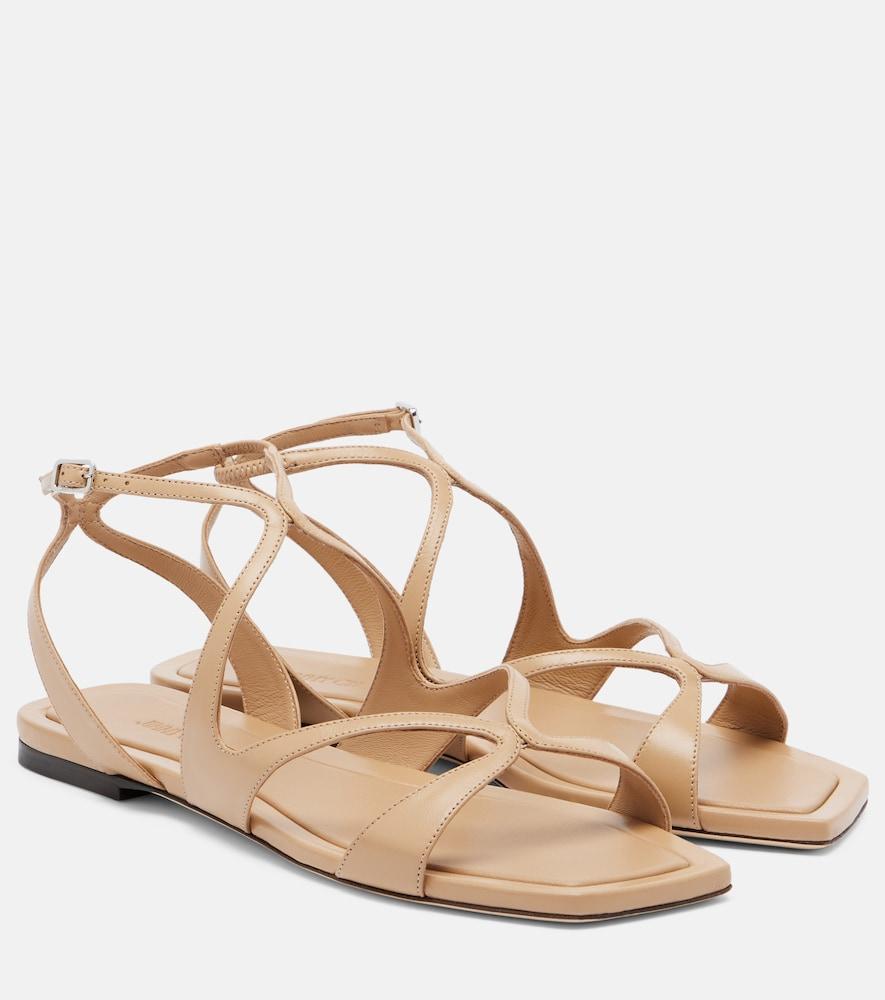 jimmy choo ayla leather sandals