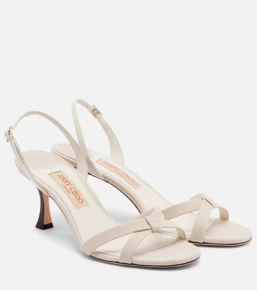 jimmy choo bay canvas sandals
