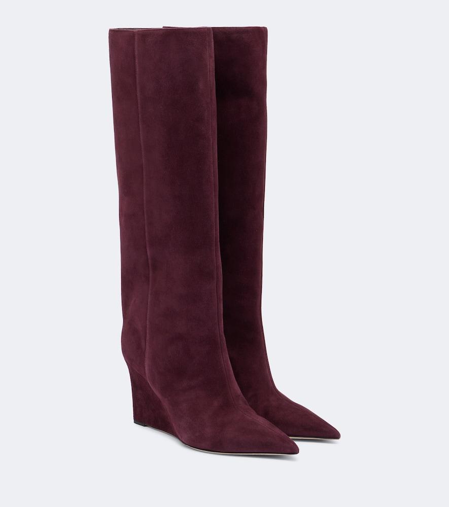 jimmy choo blake suede knee-high boots