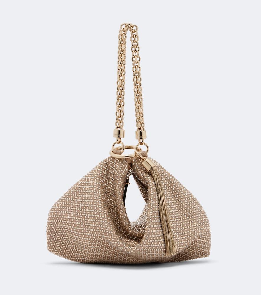 jimmy choo callie medium embellished clutch