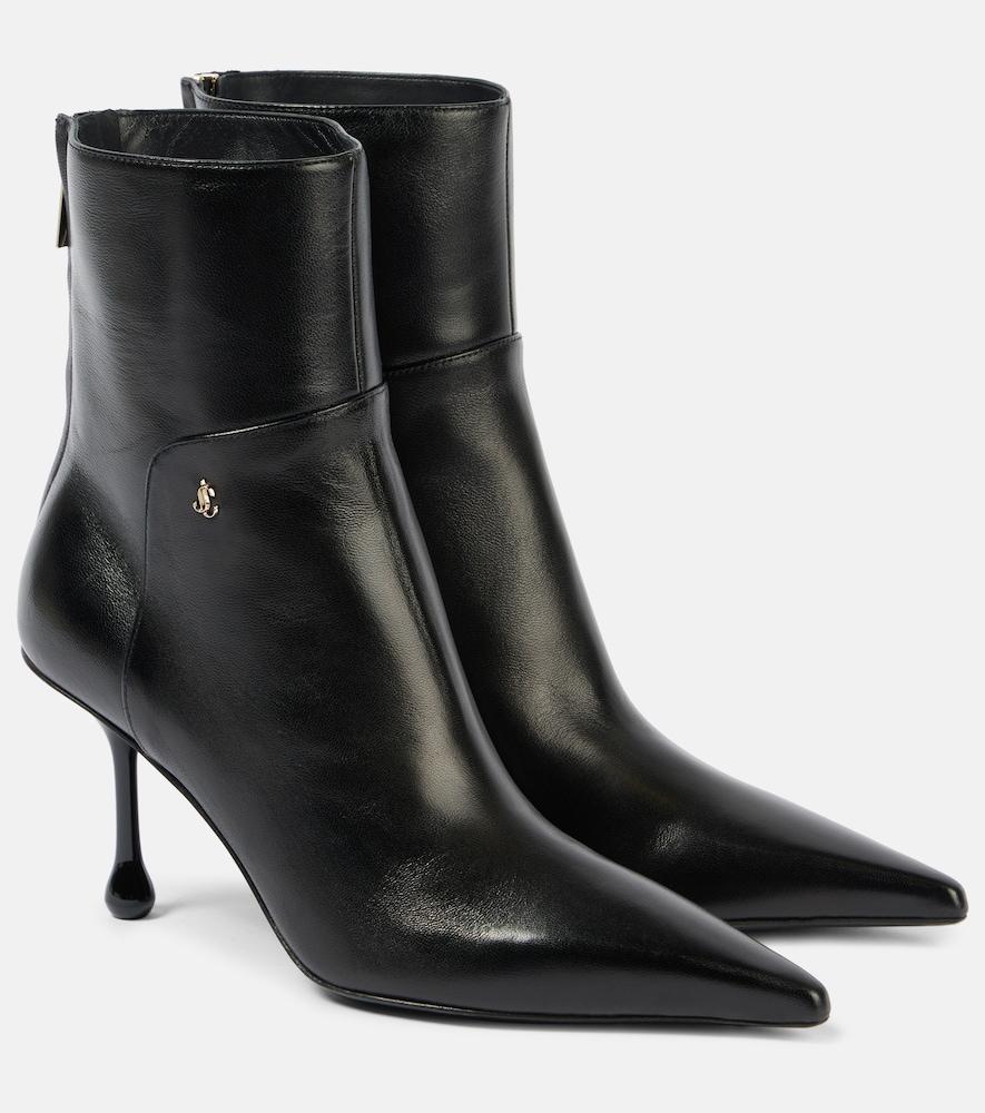 jimmy choo cycas 80 leather ankle boots